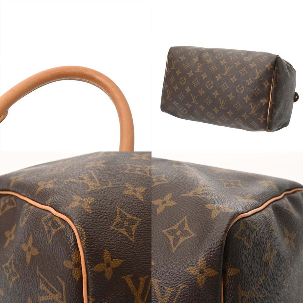 LOUIS VUITTON Authentic Brown Monogram Canvas Speedy 30 Bag - Picture 7 of 11
